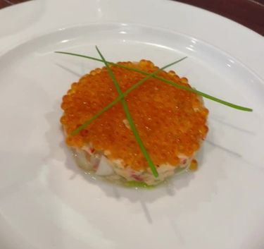 Salmon ceviche Magimix.